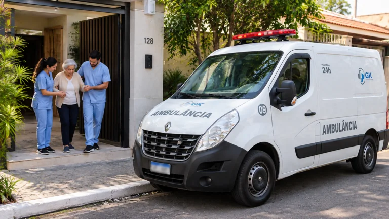 remoção de pacientes em domicílio | GK Emergências Médicas São Paulo